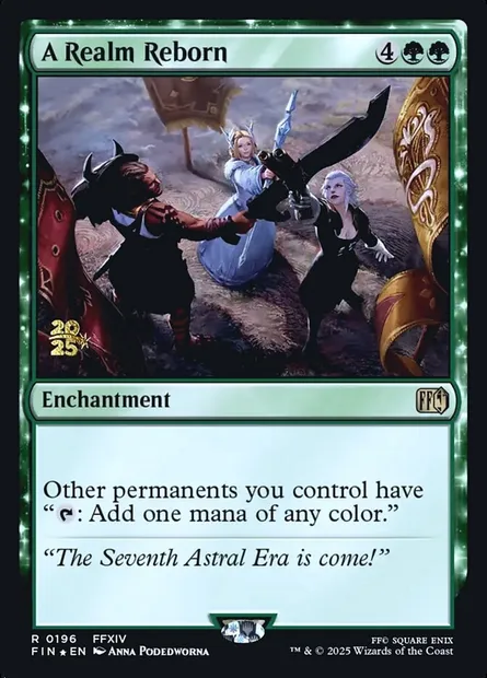 Renaissance éorzéenne, carte Magic PFIN 196s — extension Final Fantasy Promos