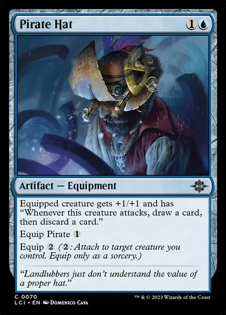 Pirate Hat, Magic card LCI 70 — The Lost Caverns of Ixalan set