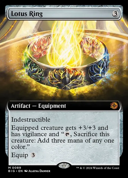 Lotus Ring, Magic card BIG 89 — The Big Score set