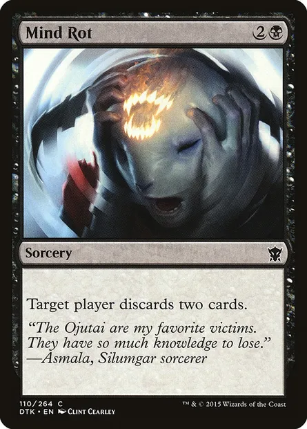 Mind Rot, Magic card DTK 110 — Dragons of Tarkir set
