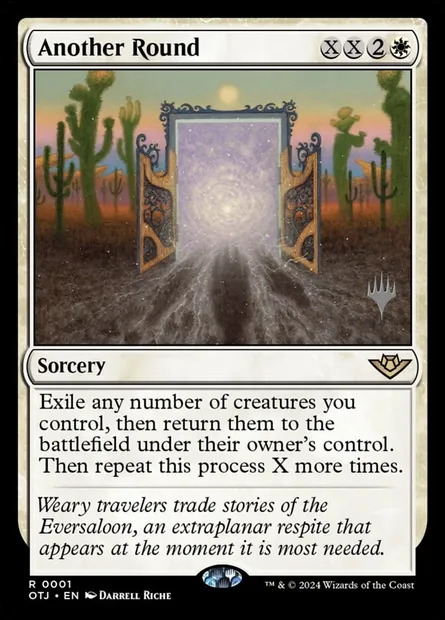Un petit dernier, carte Magic POTJ 1p — extension Outlaws of Thunder Junction Promos