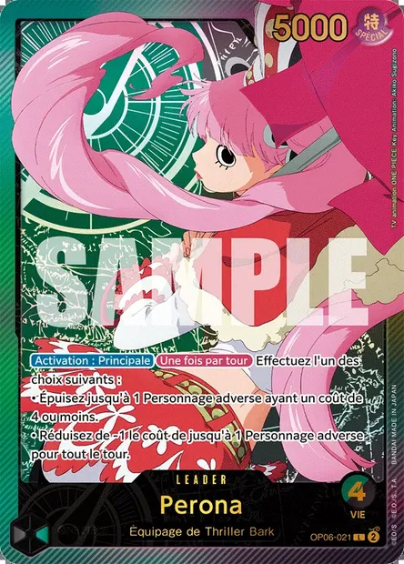 Perona, carte One Piece OP06-021 — extension ONE PIECE CARD THE BEST