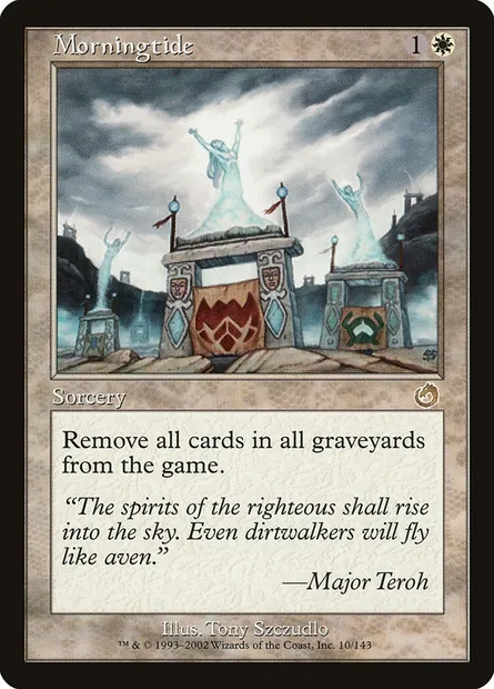 Soleil levant, carte Magic TOR 10 — extension Tourment