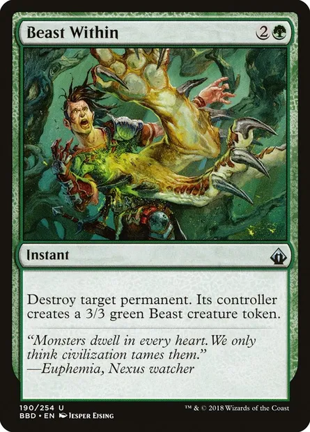 Beast Within, Magic card BBD 190 — Battlebond set