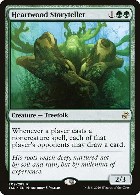 Heartwood Storyteller, Magic card TSR 209 — Time Spiral Remastered set
