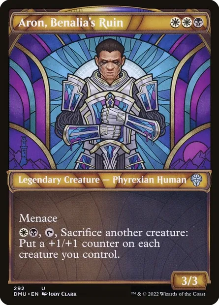 Aron, Benalia's Ruin, Magic card DMU 292 — Dominaria United set
