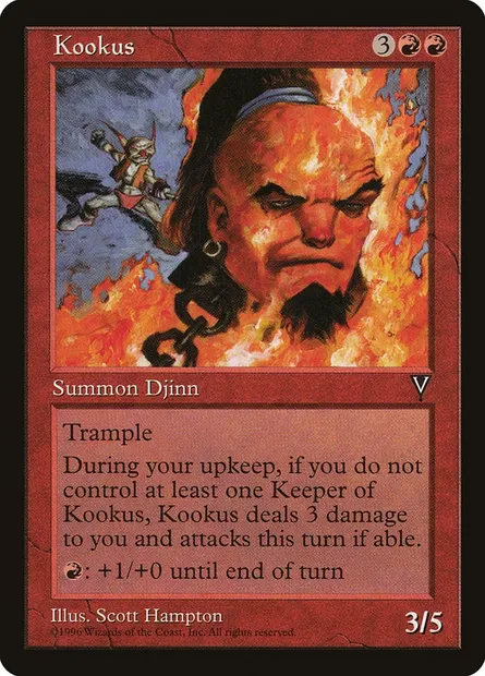 Kuinous, carte Magic VIS 86 — extension Visions