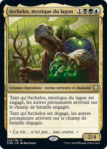 Archelos, mystique du lagon, carte Magic CMR 268 — extension Commander Legends