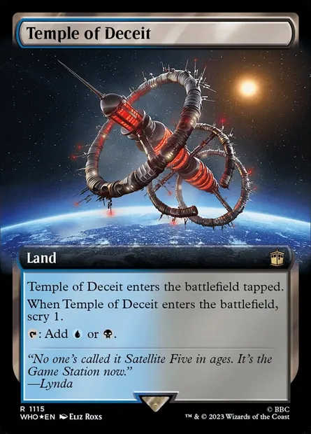 Temple of Deceit, Magic card WHO 1115 — Doctor Who set