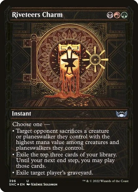 Riveteers Charm, Magic card SNC 396 — Streets of New Capenna set