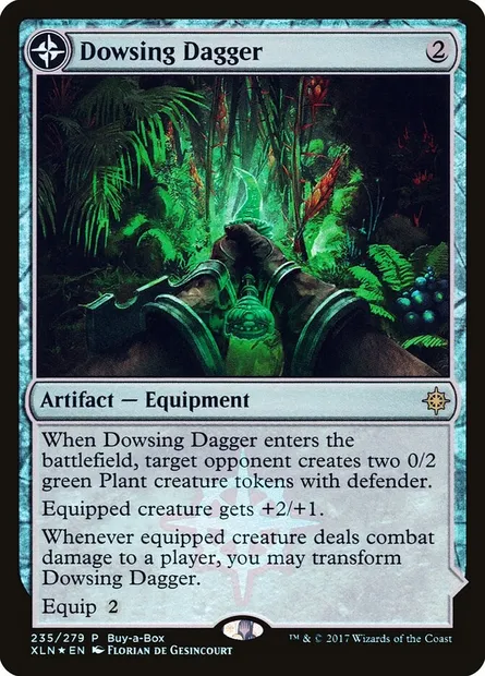 Dowsing Dagger // Lost Vale, Magic card PXTC 235 — XLN Treasure Chest set