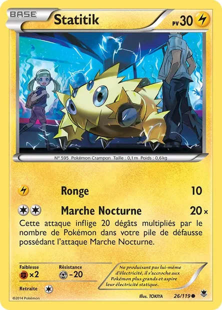 Statitik, carte Pokémon PHF 26 — extension Vigueur Spectrale