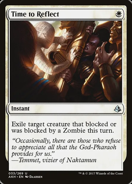 Time to Reflect, Magic card AKH 33 — Amonkhet set