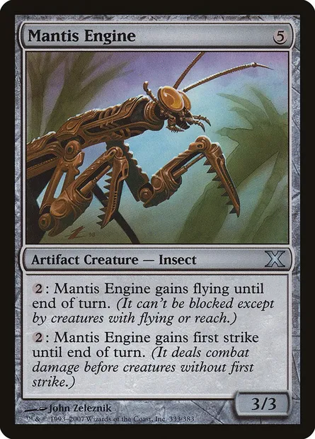 Mantis Engine, Magic card 10E 333 — Tenth Edition set