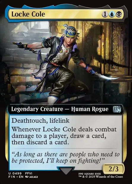 Locke Cole, Magic card FIN 499 — Final Fantasy set