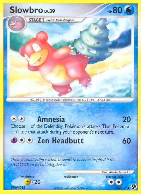 Slowbro, Pokémon card GE 54 — Great Encounters set