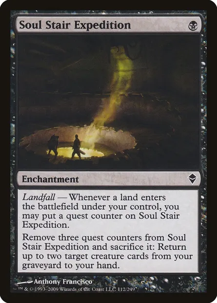 Soul Stair Expedition, Magic card ZEN 112 — Zendikar set