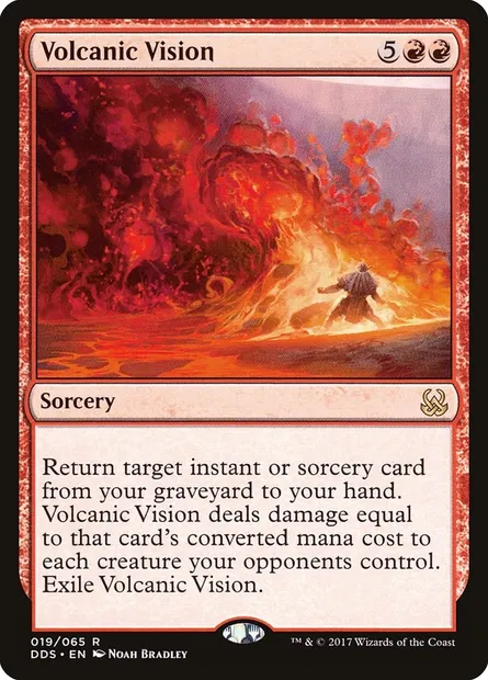 Volcanic Vision, Magic card DDS 19 — Duel Decks: Mind vs. Might set