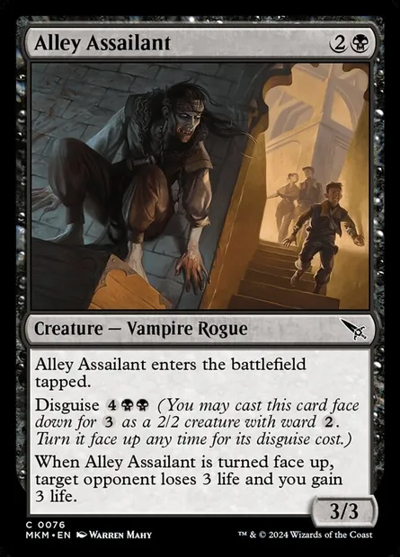 Alley Assailant, Magic card MKM 76 — Murders at Karlov Manor set