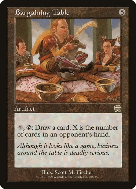Bargaining Table, Magic card MMQ 288 — Mercadian Masques set