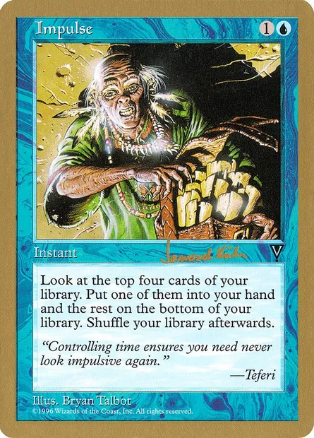 Impulse, Magic card WC97 jk34 — World Championship Decks 1997 set