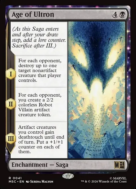 Age of Ultron, Magic card MSC 41 — Marvel Super Heroes Commander set