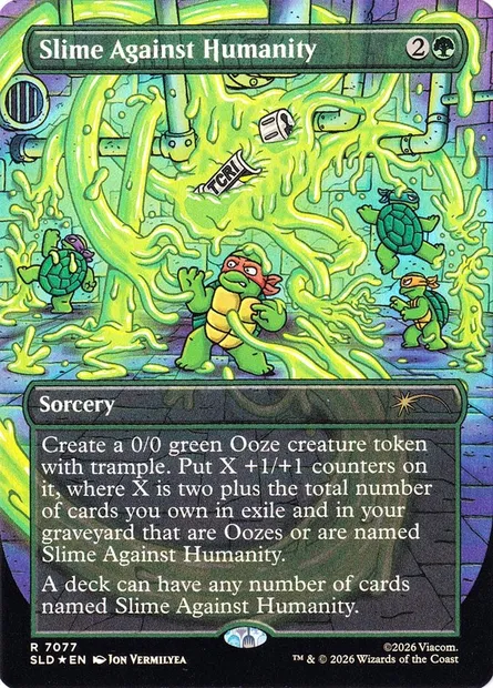 Slime Against Humanity, Magic card SLD 7077 — Secret Lair Drop set