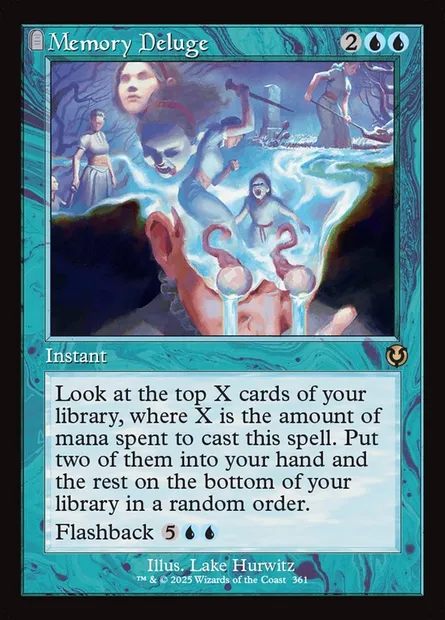 Memory Deluge, Magic card INR 361 — Innistrad Remastered set