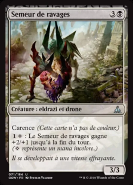 Semeur de ravages, carte Magic OGW 71 — extension Le serment des Sentinelles
