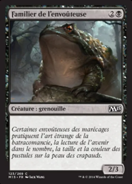 Familier de l'envoûteuse, carte Magic M15 123 — extension Magic 2015