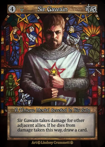 Sir Gawain, Sorcery card ATH 076 — Arthurian Legends set