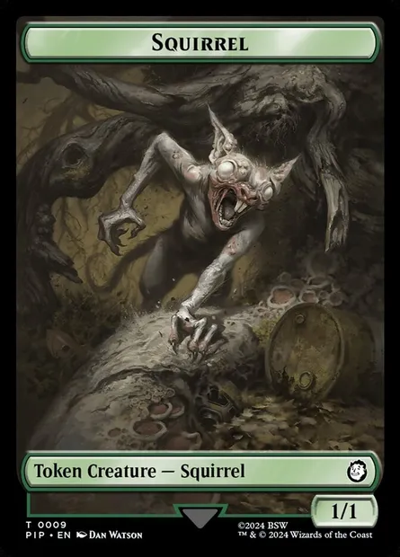 Squirrel, Magic card TPIP 9 — Fallout Tokens set