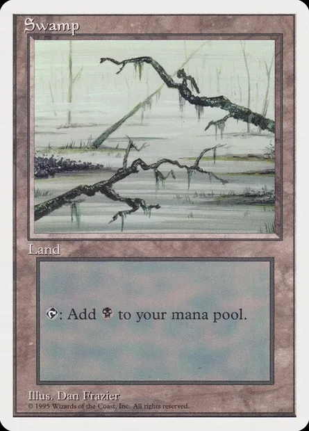 Marais, carte Magic RQS 59 — extension Rivals Quick Start Set