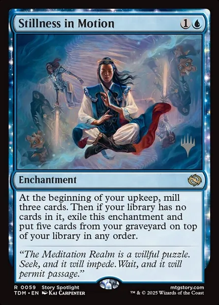 Stillness in Motion, Magic card PTDM 59p — Tarkir: Dragonstorm Promos set