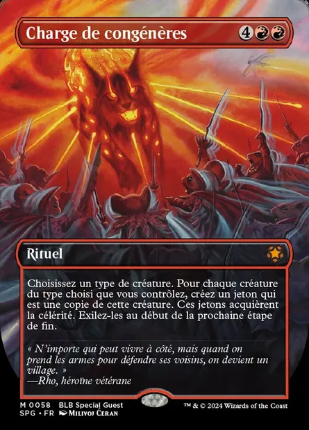 Charge de congénères, carte Magic SPG 58 — extension Special Guests