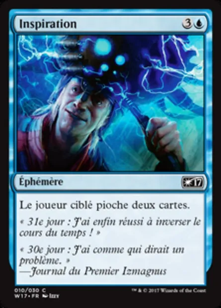 Inspiration, carte Magic W17 10 — extension Welcome Deck 2017