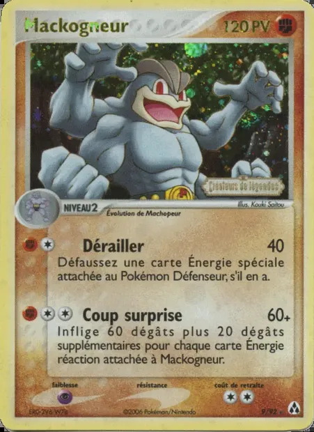 Mackogneur, carte Pokémon LM 9 — extension EX Créateurs de légendes