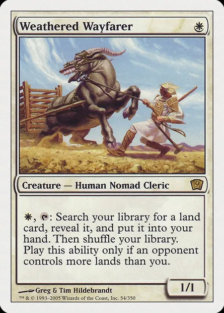 Weathered Wayfarer, Magic card 9ED 54 — Ninth Edition set