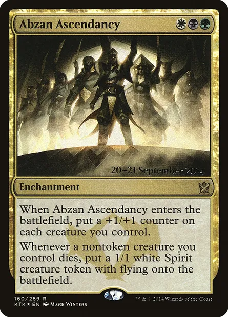 Abzan Ascendancy, Magic card PKTK 160s — Khans of Tarkir Promos set