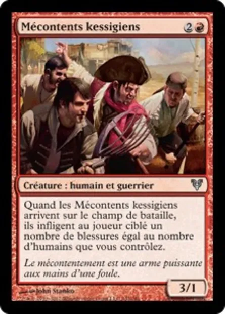 Mécontents kessigiens, carte Magic AVR 142 — extension Avacyn ressuscitée