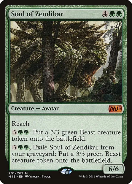 Soul of Zendikar, Magic card M15 201 — Magic 2015 set