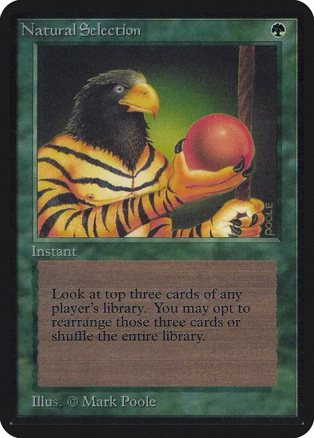 Natural Selection, Magic card LEA 212 — Limited Edition Alpha set