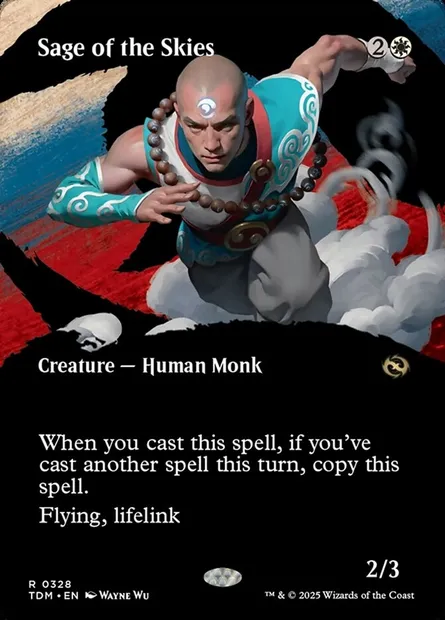 Sage of the Skies, Magic card TDM 328 — Tarkir: Dragonstorm set