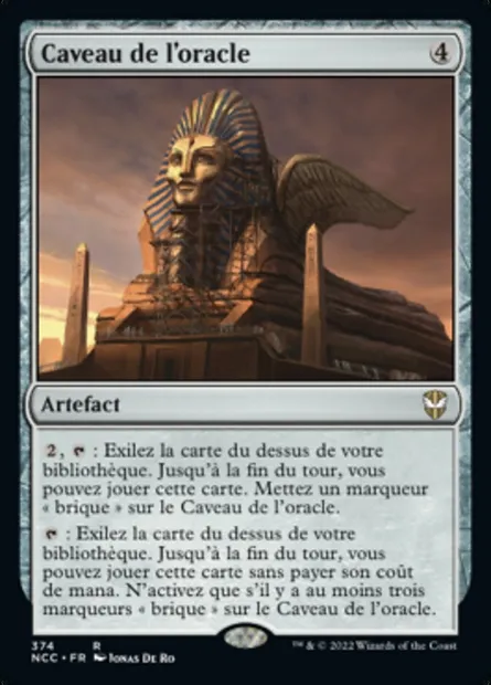 Caveau de l'oracle, carte Magic NCC 374 — extension New Capenna Commander
