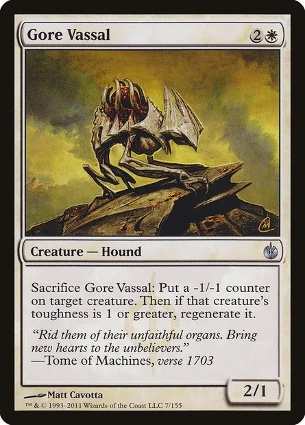 Gore Vassal, Magic card MBS 7 — Mirrodin Besieged set