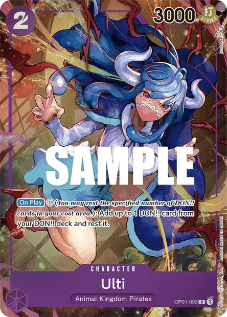 Ulti, carte One Piece OP01-093 — extension ROMANCE DAWN