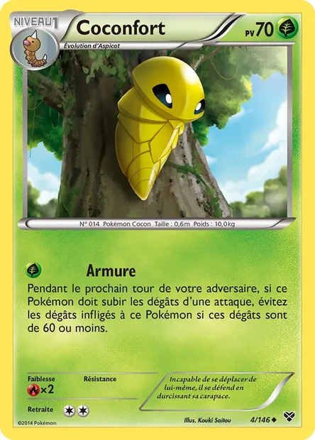 Coconfort, carte Pokémon XY 4 — extension XY