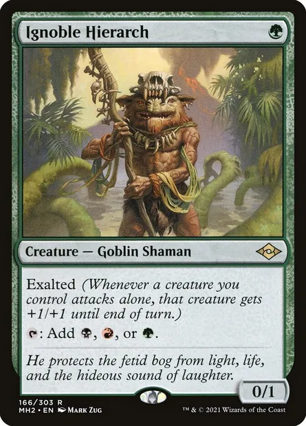 Ignoble Hierarch, Magic card MH2 166 — Modern Horizons 2 set