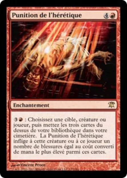 Punition de l'hérétique, carte Magic ISD 147 — extension Innistrad