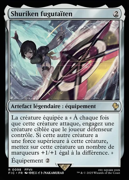 Shuriken fugutaïten, carte Magic FIC 98 — extension Final Fantasy Commander